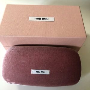Miu Miu Sunglasses Case & Box